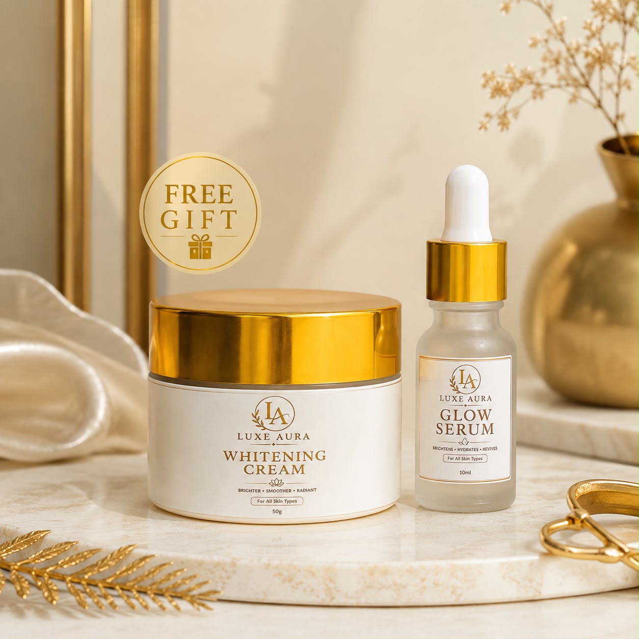 WHITENING CREAM | 10ml Glow serum free